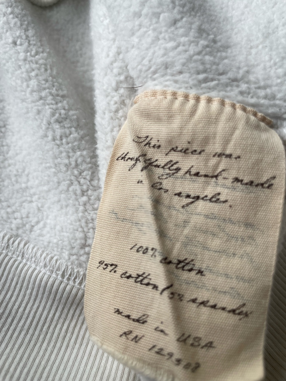 Raquel Allegra Graphic Dirty White Hesperia Sweatshirt - Picture 9 of 9